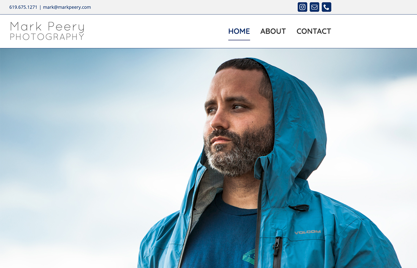 Mark Peery Photography, website design by BURDS NERDS