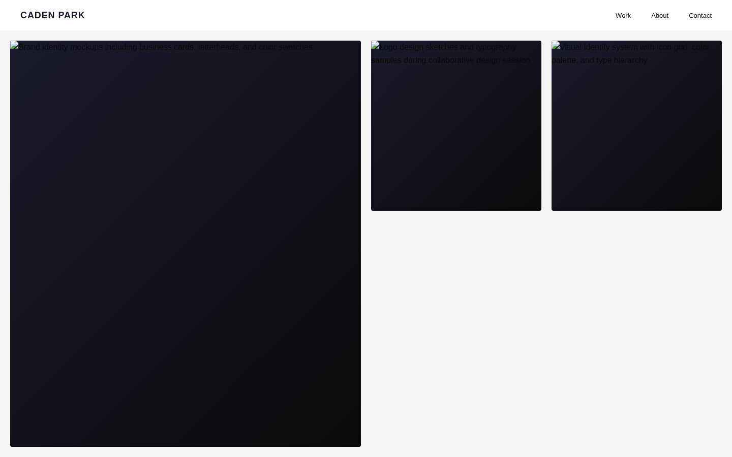 Preview of Caden Park template