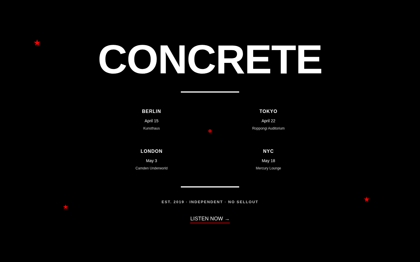 Preview of CONCRETE template