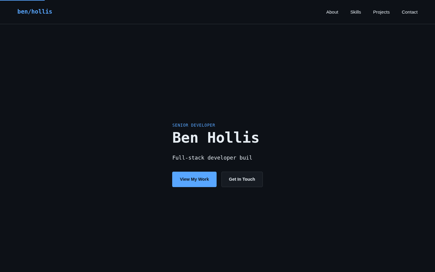 Preview of Ben Hollis template