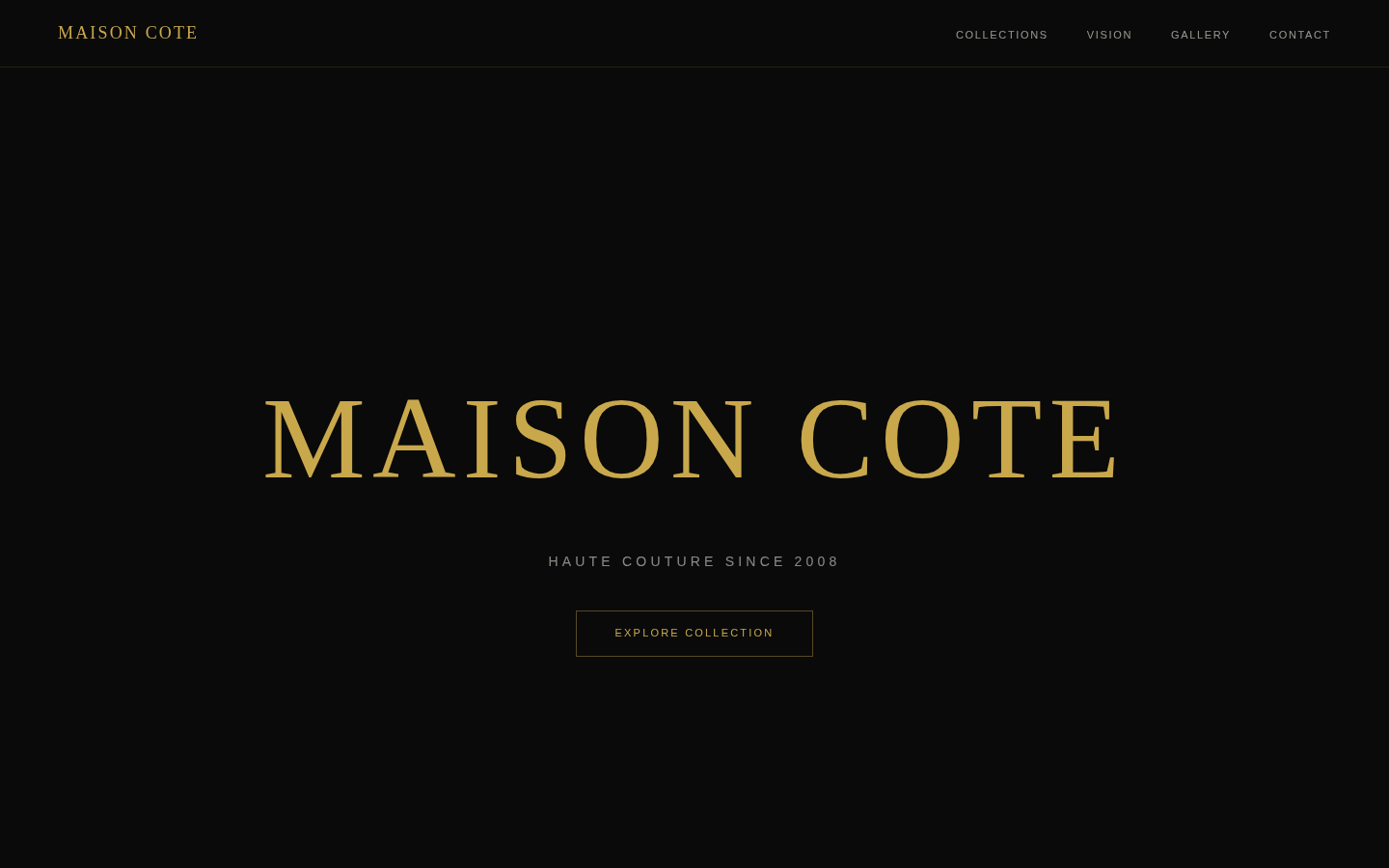 Preview of MAISON COTE template