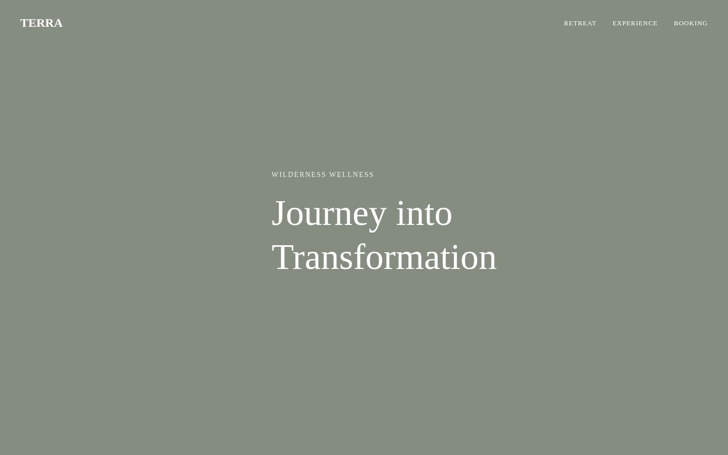 Preview of Terra Retreats template