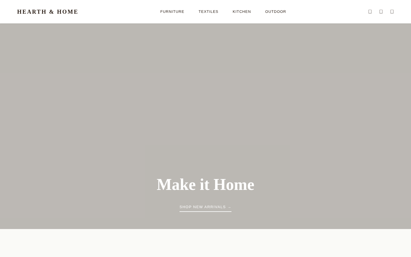 Preview of Hearth & Home template