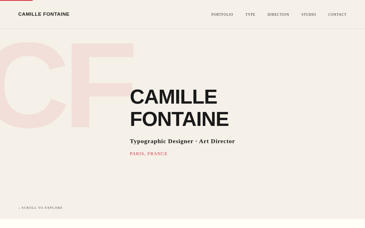 Preview of Camille Fontaine template